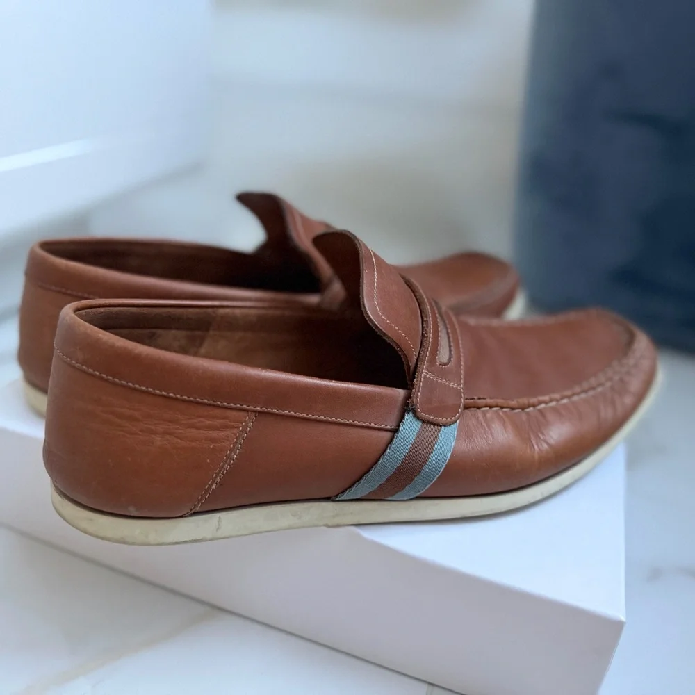 Gucci Brown Leather Men’s moccasin